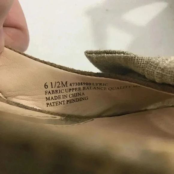 Womens Naturalizer N5 Comfort Tan Lyric Wedge Shoe Size 6.5M - Picture 5 of 6